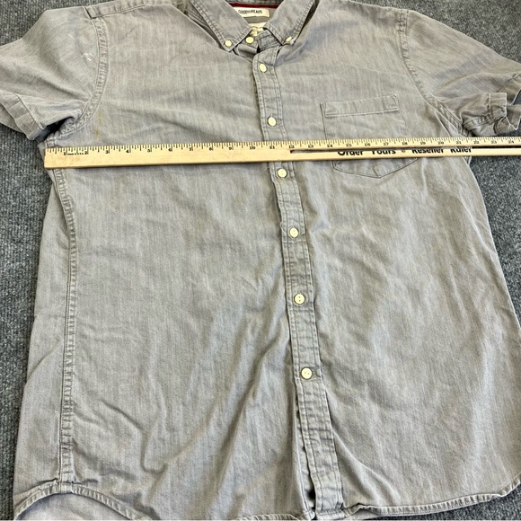 Good Threads Standard Fit grey Button Up Casual Mens Large - Picture 3 of 8